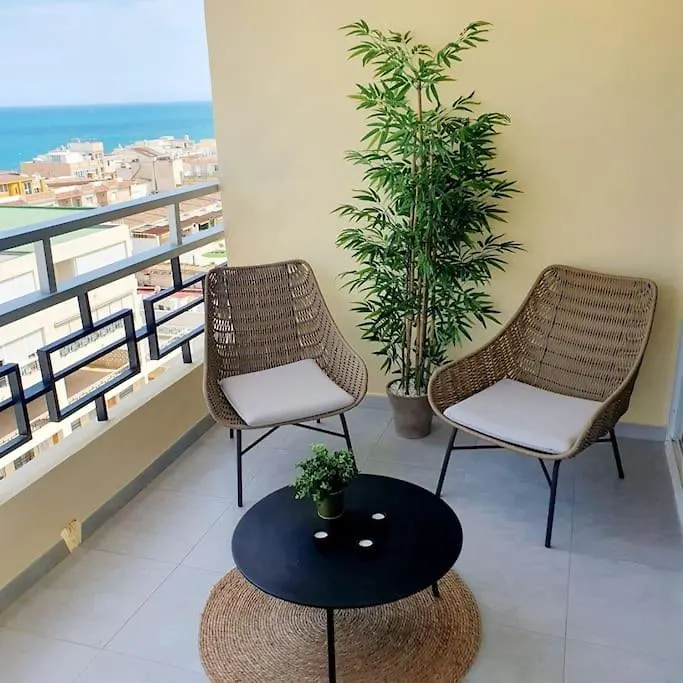 New, Nucleos Luxury Sea View Apartment, Pool Torremolinos Lägenhet